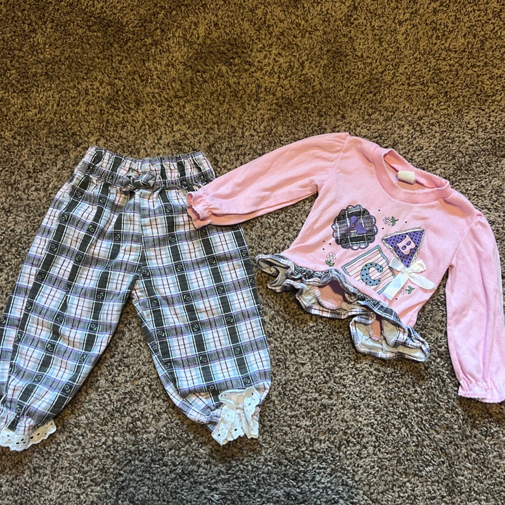 Vintage 90s Toddler Camptown 2T Set
